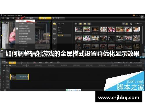 如何调整辐射游戏的全屏模式设置并优化显示效果